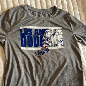 Gray Los Angeles Dodgers T-Shirt